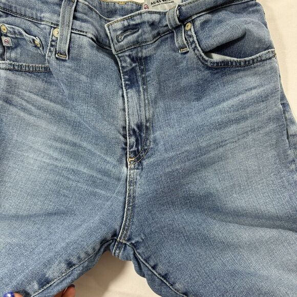 AG ADRIANO GOLDSCHMIED Farrah Skinny Ankle Fray Hem High Waist Ankle Jeans 31 R - Picture 13 of 15